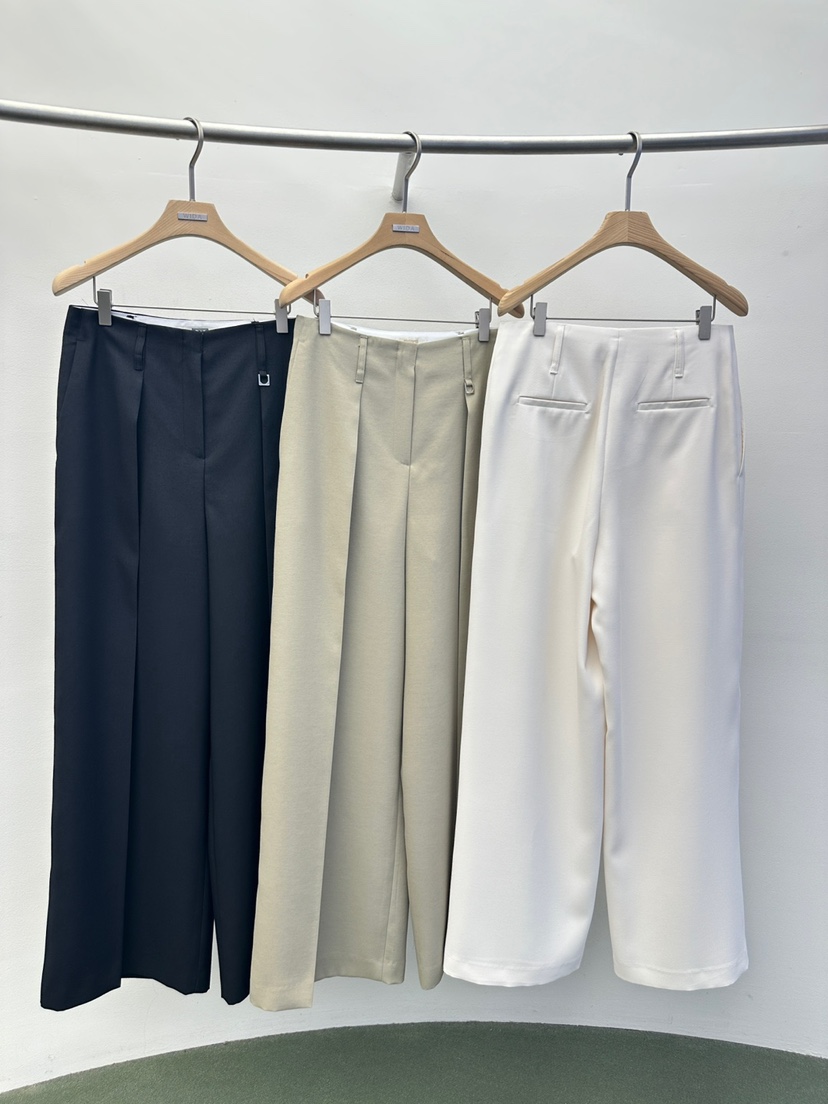 WIDA-P韓國直郵㊣東大門實拍女裝新品休閑25春夏人氣休閑褲WIDA/RENEJ休閑褲