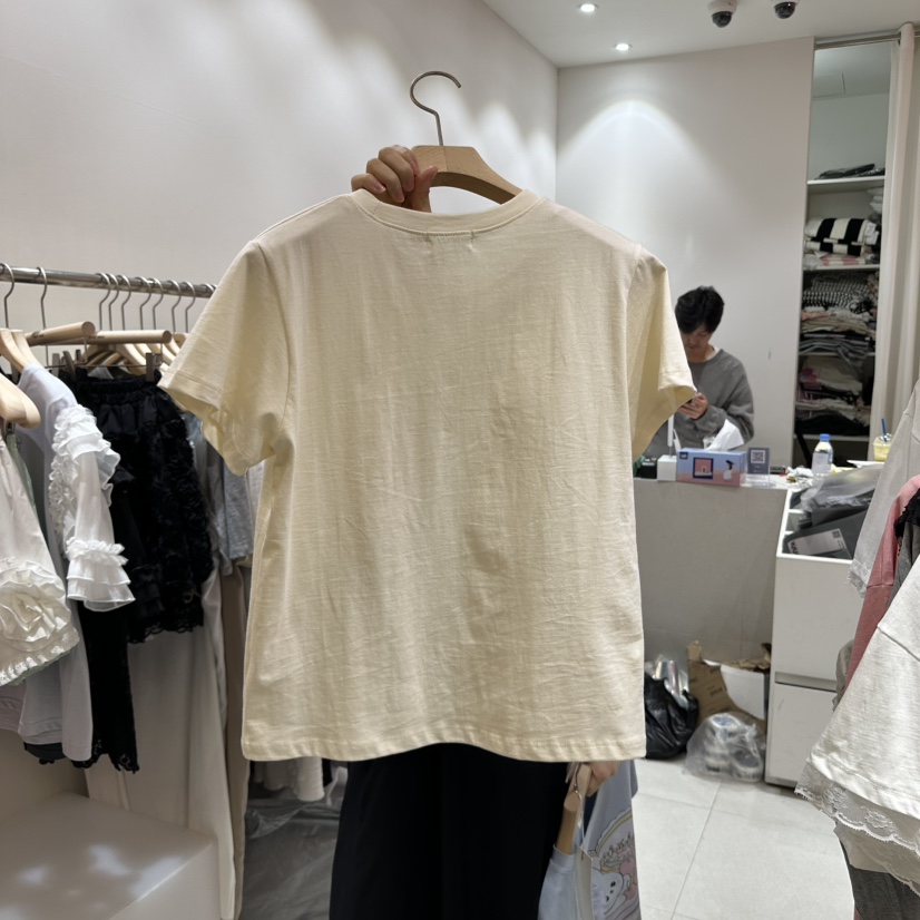 MINI UNNI韓國直郵㊣女裝新款推薦時尚25春夏人氣休閑熱賣T恤MINI UNNIT恤