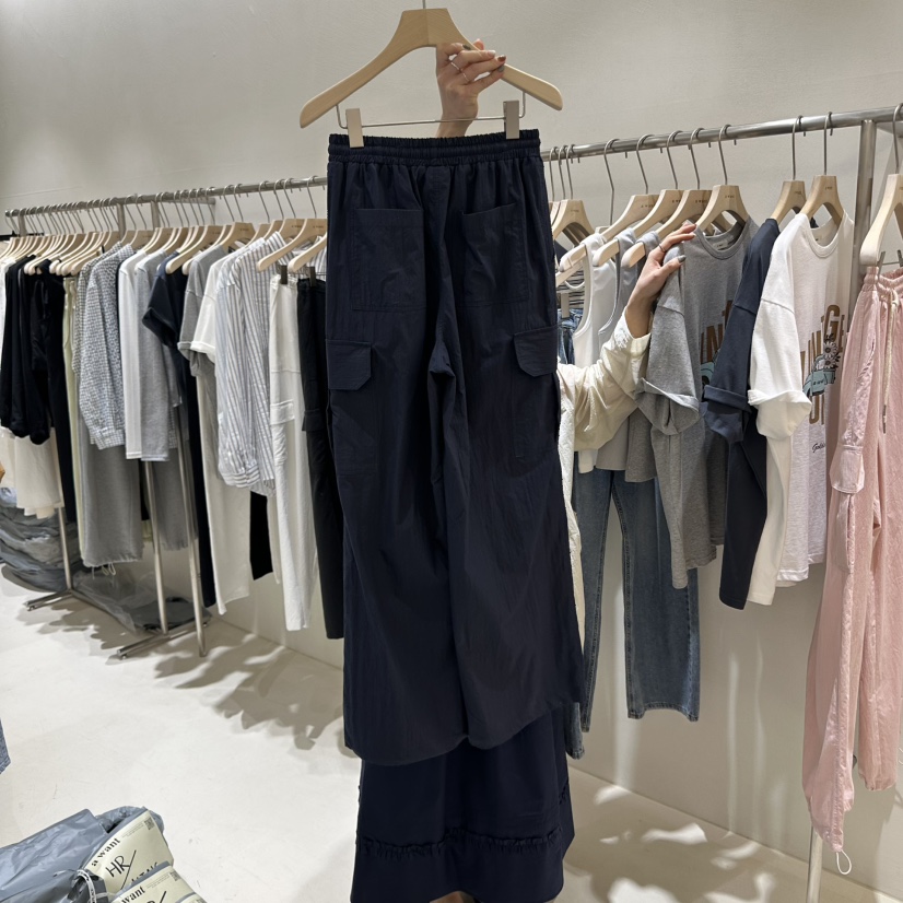 A WANT韓國直郵㊣東大門實拍女裝新品人氣推薦休閑25春夏休閑褲A WANT休閑褲