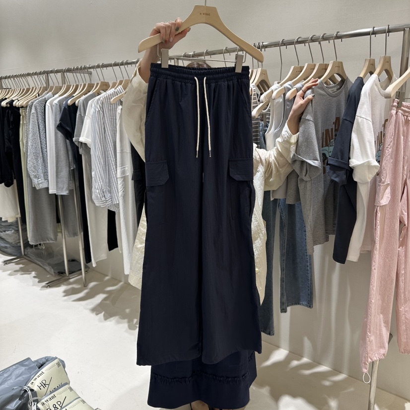 A WANT韓國直郵㊣東大門實拍女裝新品人氣推薦休閑25春夏休閑褲A WANT休閑褲圖色3