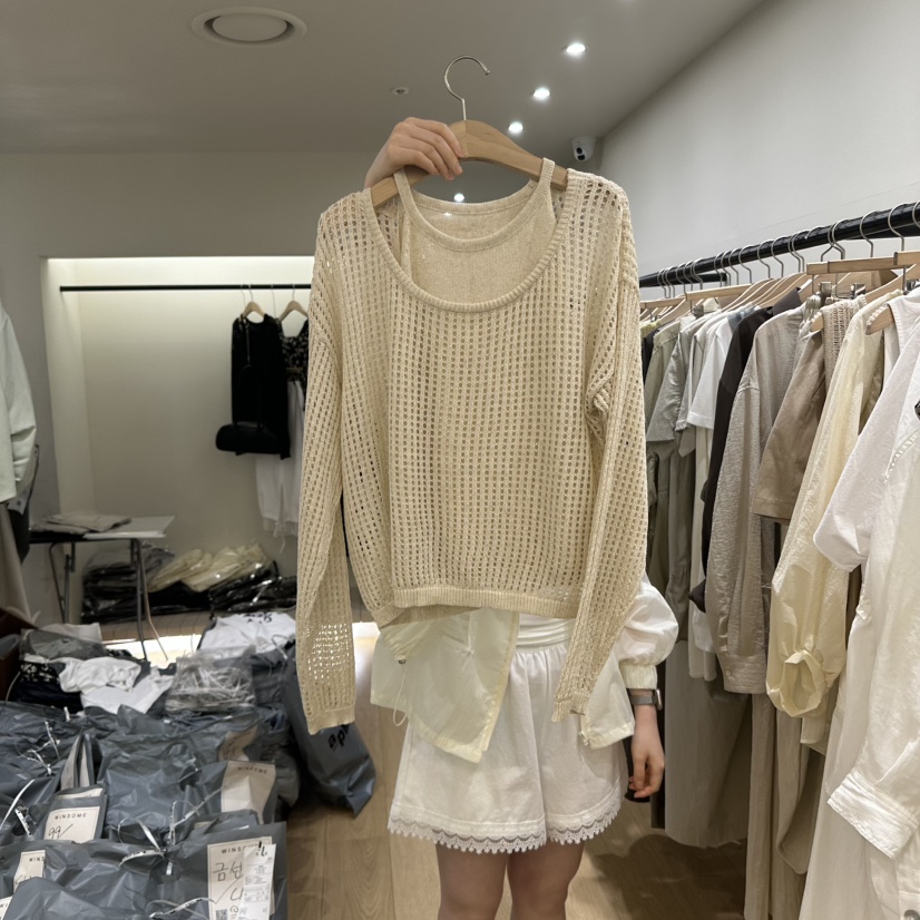 WINSOME韓國直郵㊣東大門實拍女裝新款時尚人氣休閑推薦套裝WINSOME套裝