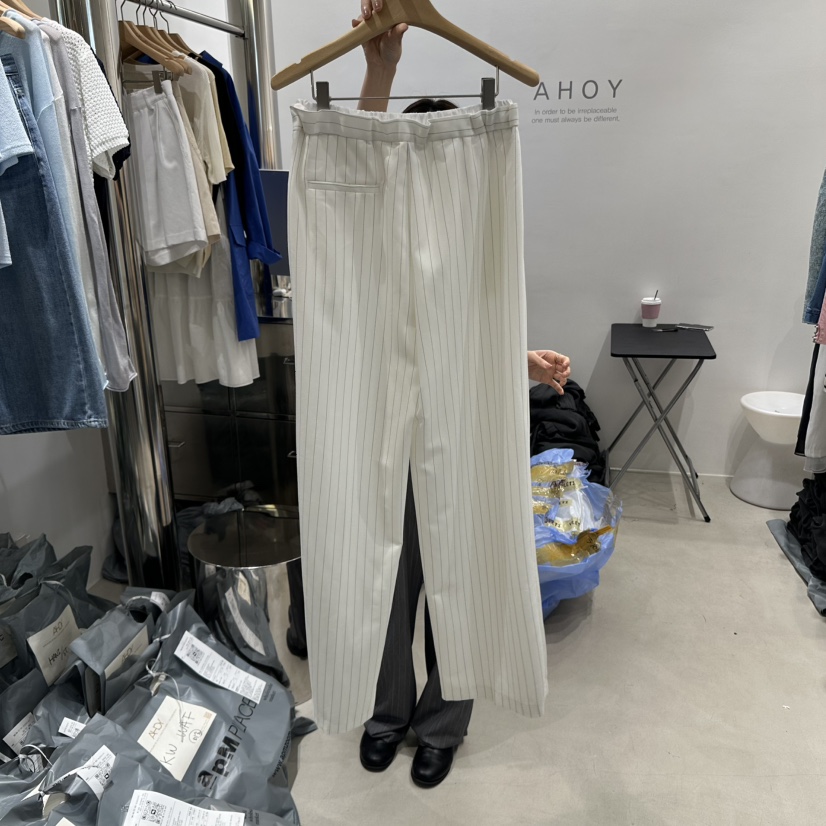 AHOY韓國㊣直郵東大門代購女裝新款時尚人氣25春夏推薦休閑褲AHOY休閑褲