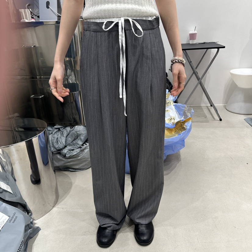 AHOY韓國㊣直郵東大門代購女裝新款時尚人氣25春夏推薦休閑褲AHOY休閑褲圖色2