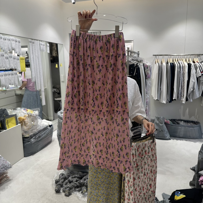 COMBO直郵韓國代購㊣女裝新款時尚25春夏人氣推薦休閑熱賣長裙COM_BO長裙圖色3