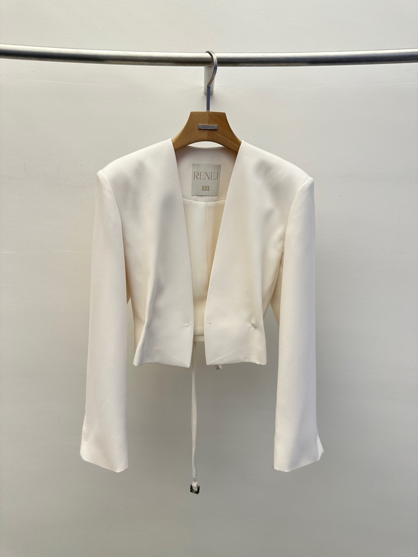 WIDA-P韓國㊣直郵東大門代購女裝新品25春夏熱賣夾克含腰繩WIDA/RENEJ夾克