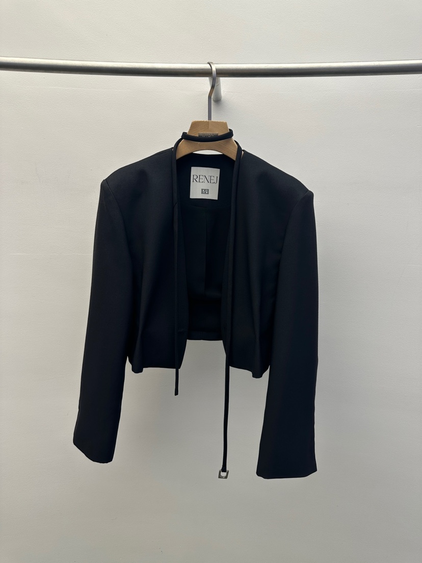 WIDA-P韓國㊣直郵東大門代購女裝新品25春夏熱賣夾克含腰繩WIDA/RENEJ夾克圖色3
