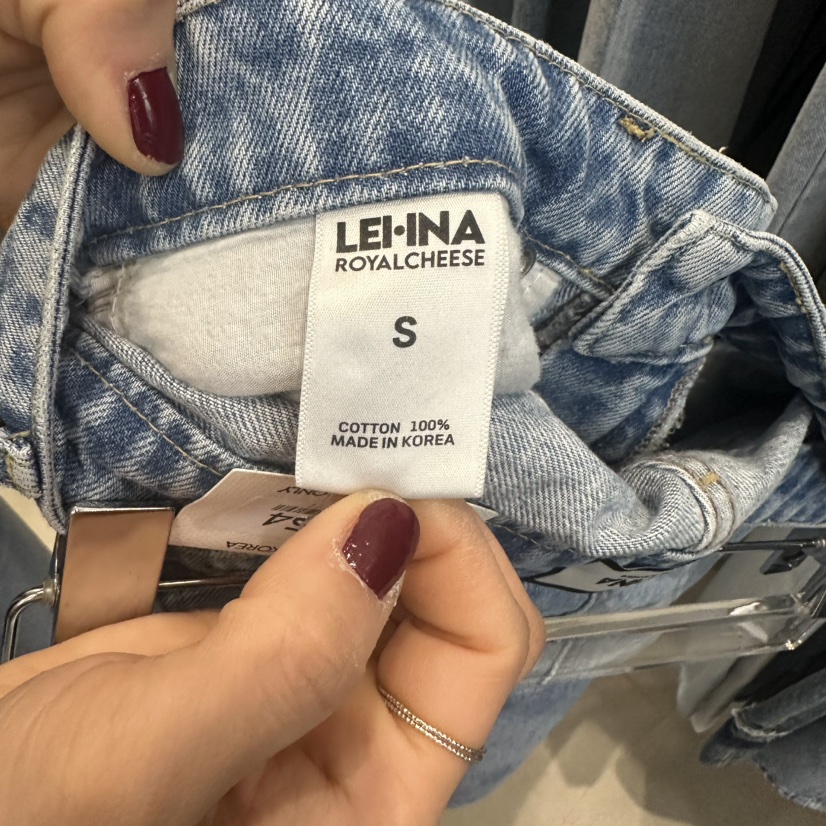 LEHNA韓國直郵㊣東大門實拍女裝新品休閑推薦熱賣人氣牛仔褲LEHNA牛仔褲