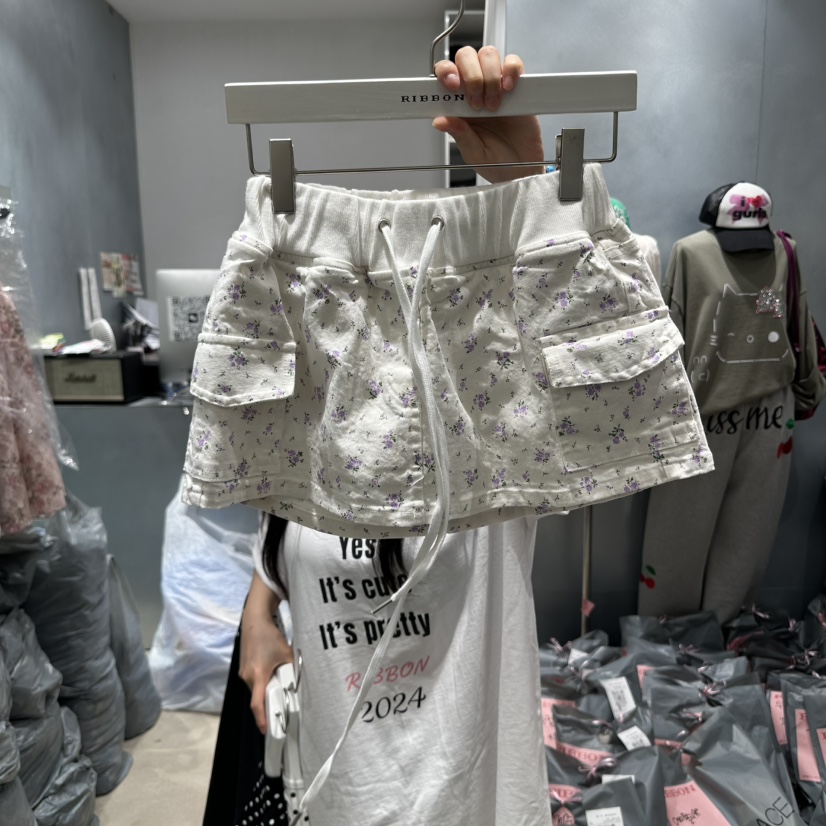 RIBBON韓國直郵㊣女裝新款人氣熱賣時尚25春夏休閑推薦裙褲RIBBON裙褲