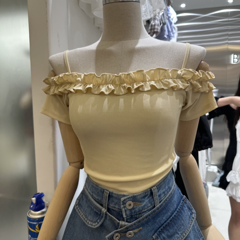 BEENS韓國㊣直郵東大門代購女裝新款熱賣推薦休閑時尚吊帶背心BEENS吊帶/背心圖色2