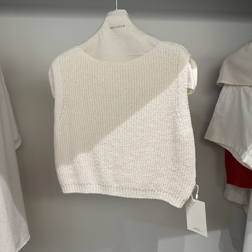 FRENCH DOOR韓國直郵㊣東大門實拍女裝新品推薦吊帶背心棉質FRENCH DOOR吊帶/背心