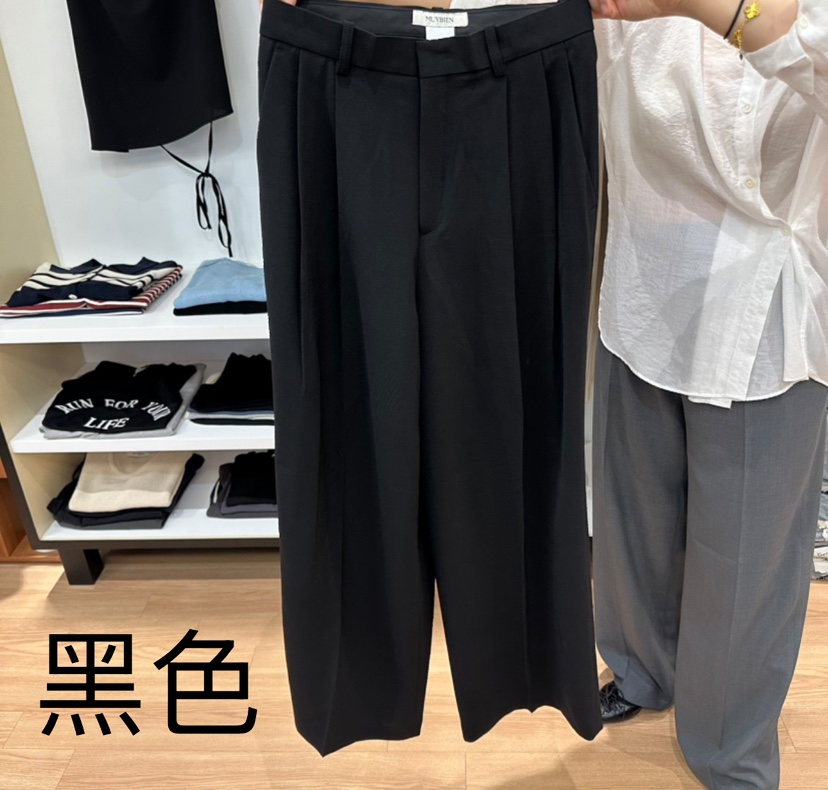MUYBIEN韓國直郵㊣東大門實拍女裝新款25春夏休閑時尚休閑褲MUYBIEN休閑褲圖色3