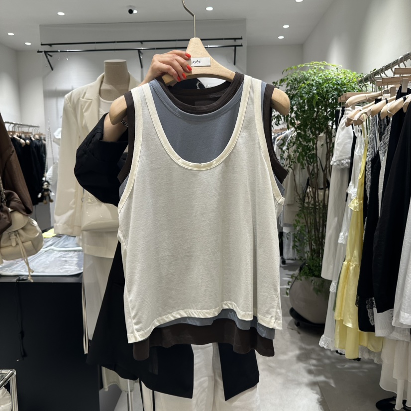 AYCE直郵韓國代購㊣女裝新款人氣熱賣休閑時尚25春夏套裝三件套101SHOWROOM/AYCE套裝圖色2