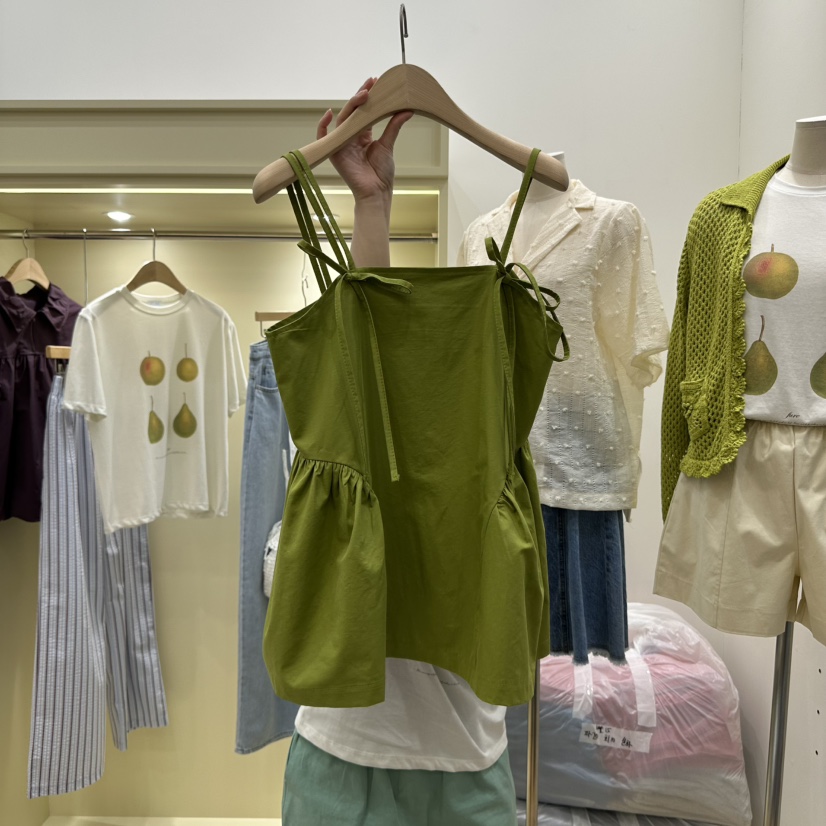 FURE韓國㊣直郵東大門代購女裝新品25春夏人氣推薦吊帶背心FURE吊帶/背心圖色2