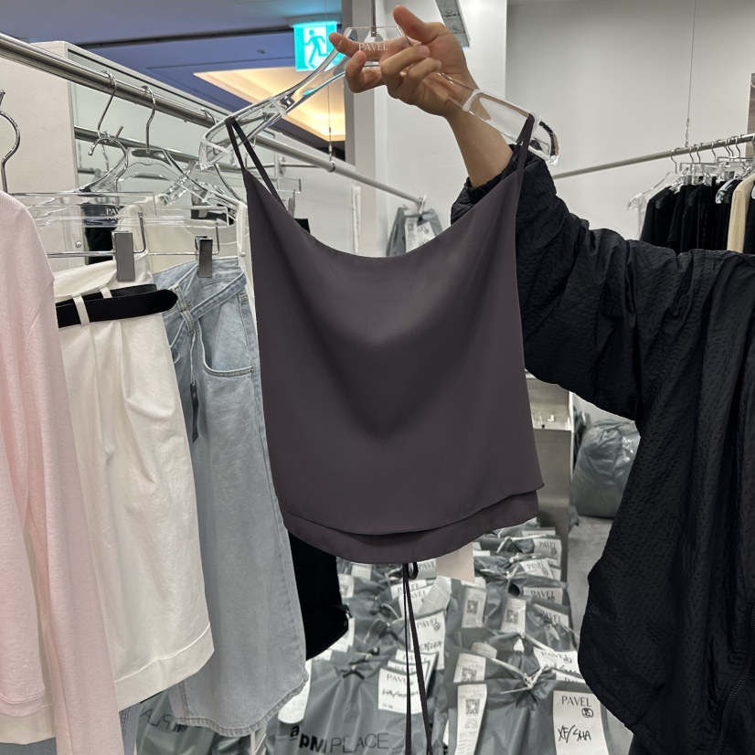 PAVEL韓國㊣直郵東大門代購女裝新品時尚人氣熱賣25春夏吊帶背心PAVEL吊帶/背心圖色3