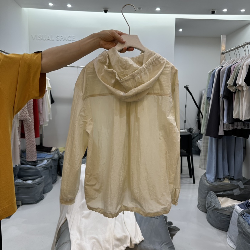 VISUAL SPACE韓國㊣直郵東大門代購女裝新品時尚夾克荷葉邊VISUAL SPACE夾克