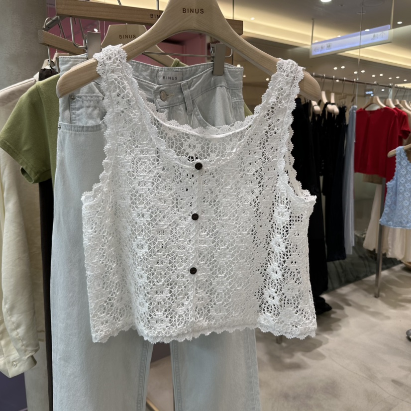 BINUS韓國㊣直郵東大門代購女裝新品時尚推薦25春夏吊帶背心BINUS吊帶/背心圖色1
