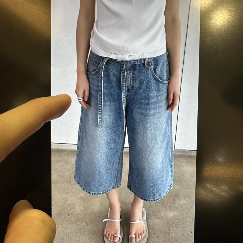 PAVEL韓國㊣直郵東大門代購女裝新品人氣推薦短褲含腰繩腰帶PAVEL短褲圖色2
