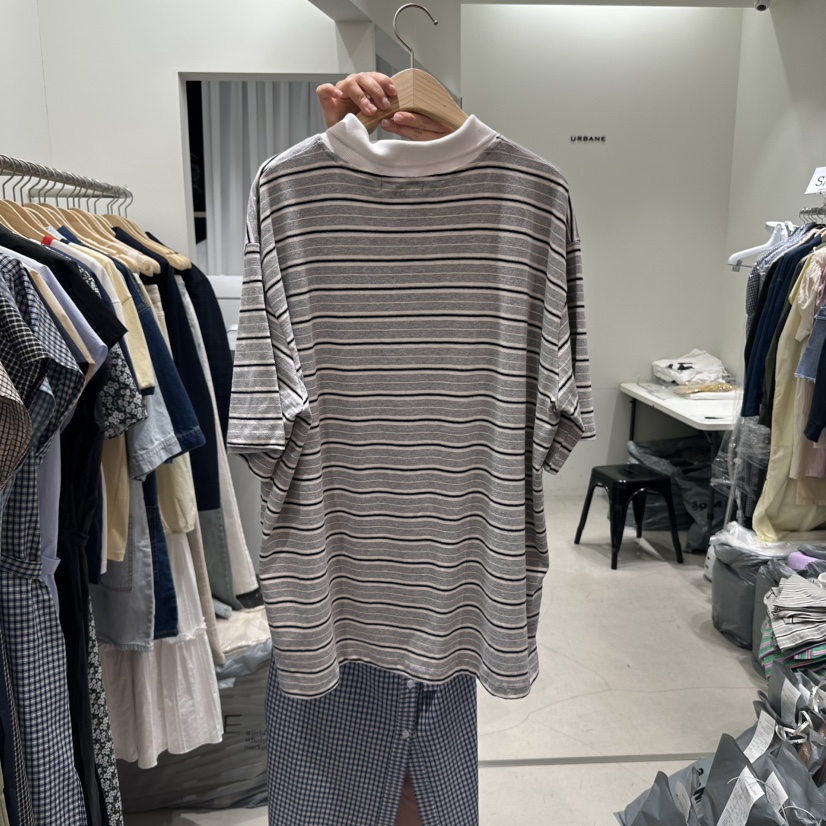 URBANE-P韓國㊣直郵東大門代購女裝新品25春夏休閑推薦T恤URBANE-PT恤
