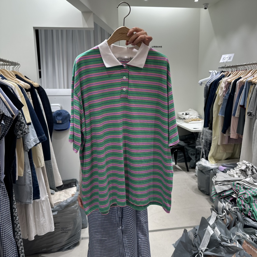 URBANE-P韓國㊣直郵東大門代購女裝新品25春夏休閑推薦T恤URBANE-PT恤