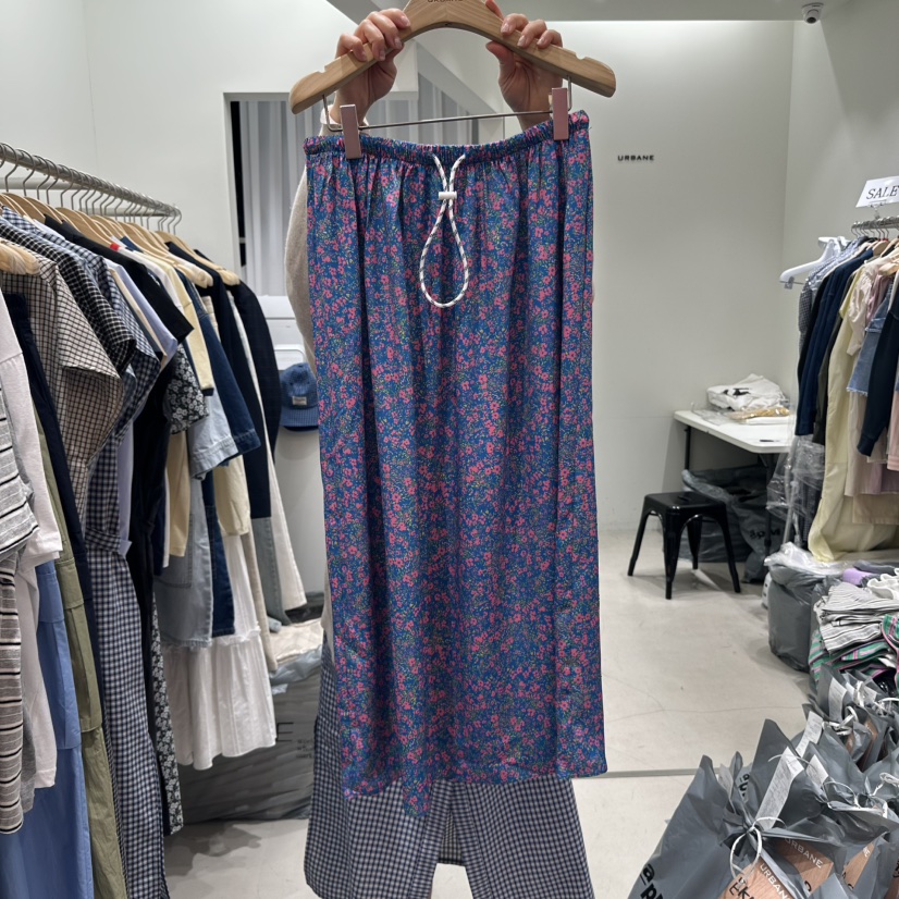 URBANE-P韓國㊣直郵東大門代購女裝新品時尚人氣休閑25春夏長裙URBANE-P長裙