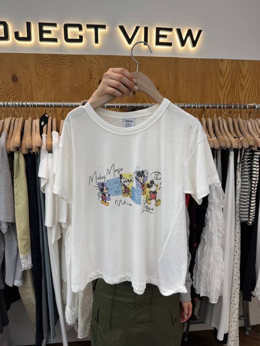 PROJECTVIEW韓國㊣直郵東大門代購女裝新品時尚人氣休閑T恤PROJECTVIEWT恤