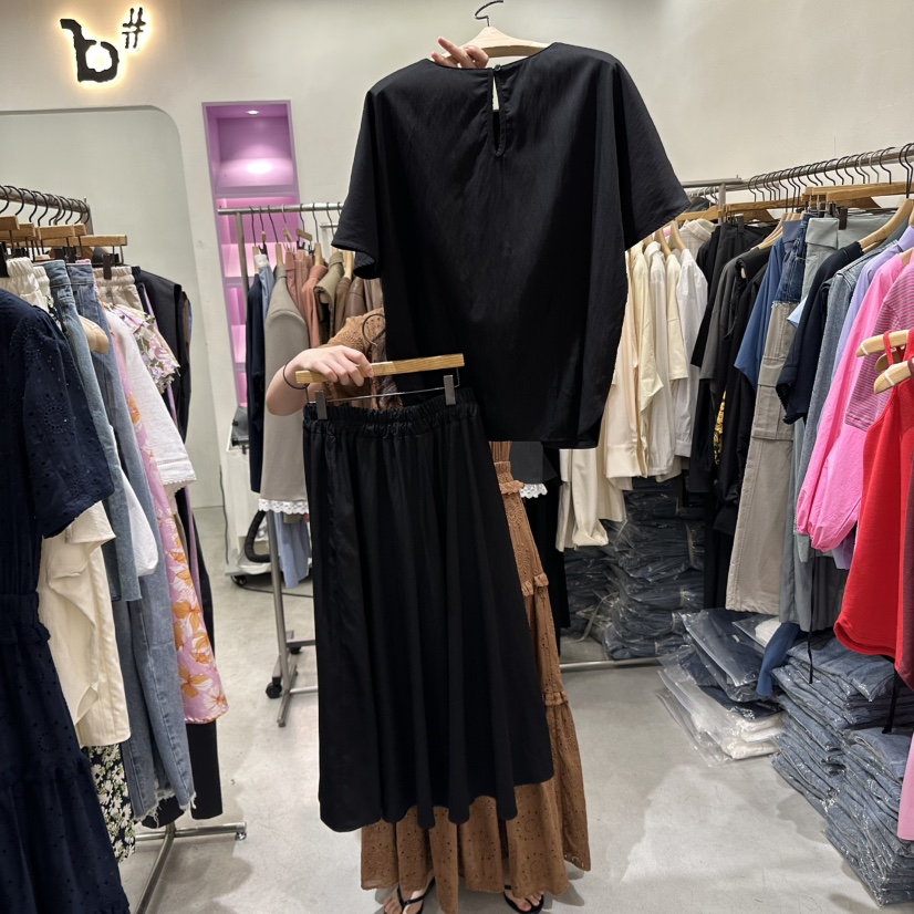 BISHOP直郵韓國代購㊣女裝新款時尚推薦人氣套裝含腰帶兩件套b#/BISHOP套裝