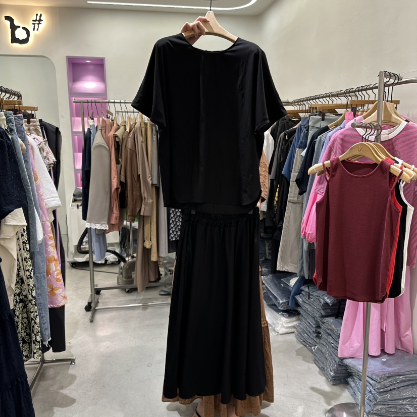 BISHOP直郵韓國代購㊣女裝新款時尚推薦人氣套裝含腰帶兩件套b#/BISHOP套裝圖色3