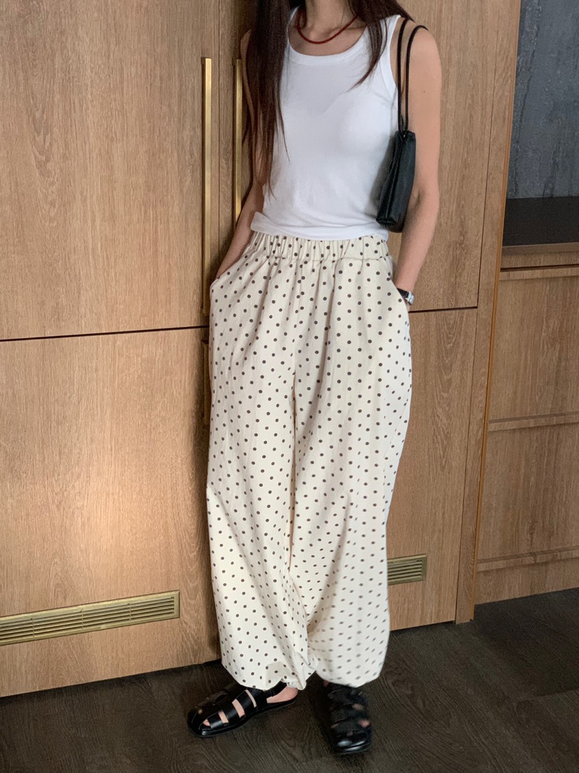 RIVER RAIN韓國直郵㊣女裝新款休閑推薦人氣時尚25春夏休閑褲RIVER RAIN休閑褲