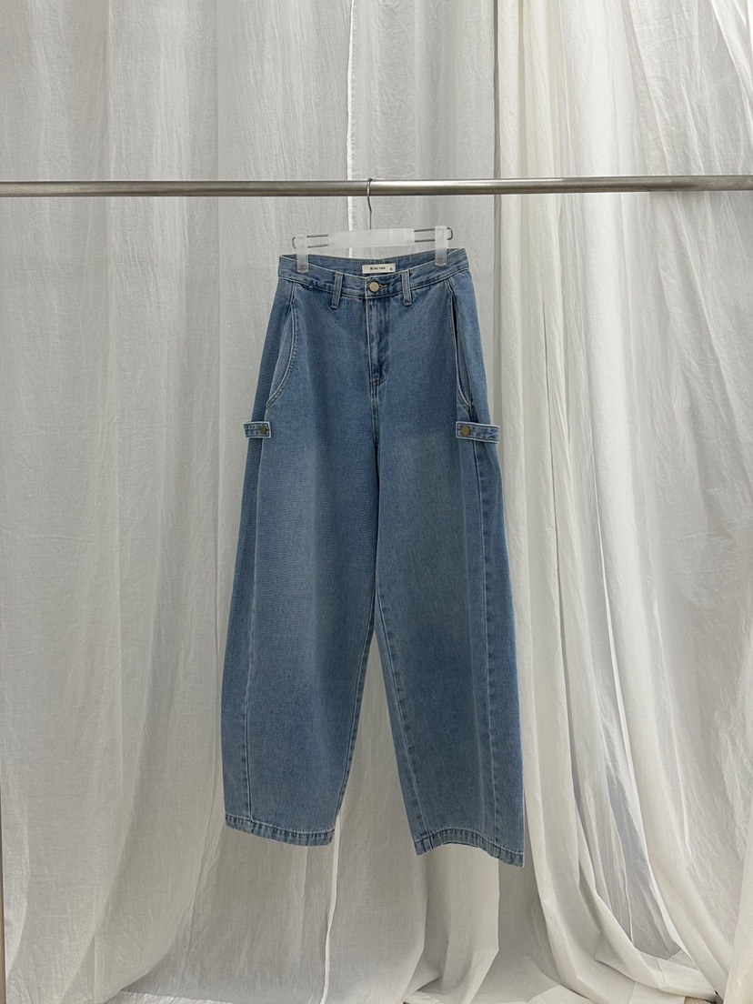 RIVER RAIN韓國㊣直郵東大門代購女裝新款熱賣牛仔褲短款紐扣RIVER RAIN牛仔褲