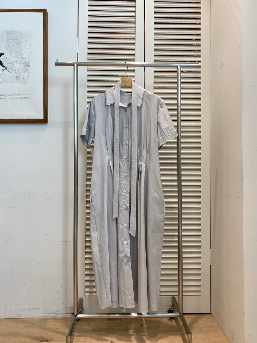 FAVE-L直郵韓國代購㊣女裝新品人氣時尚25春夏連衣裙含腰帶FAVE-L連衣裙