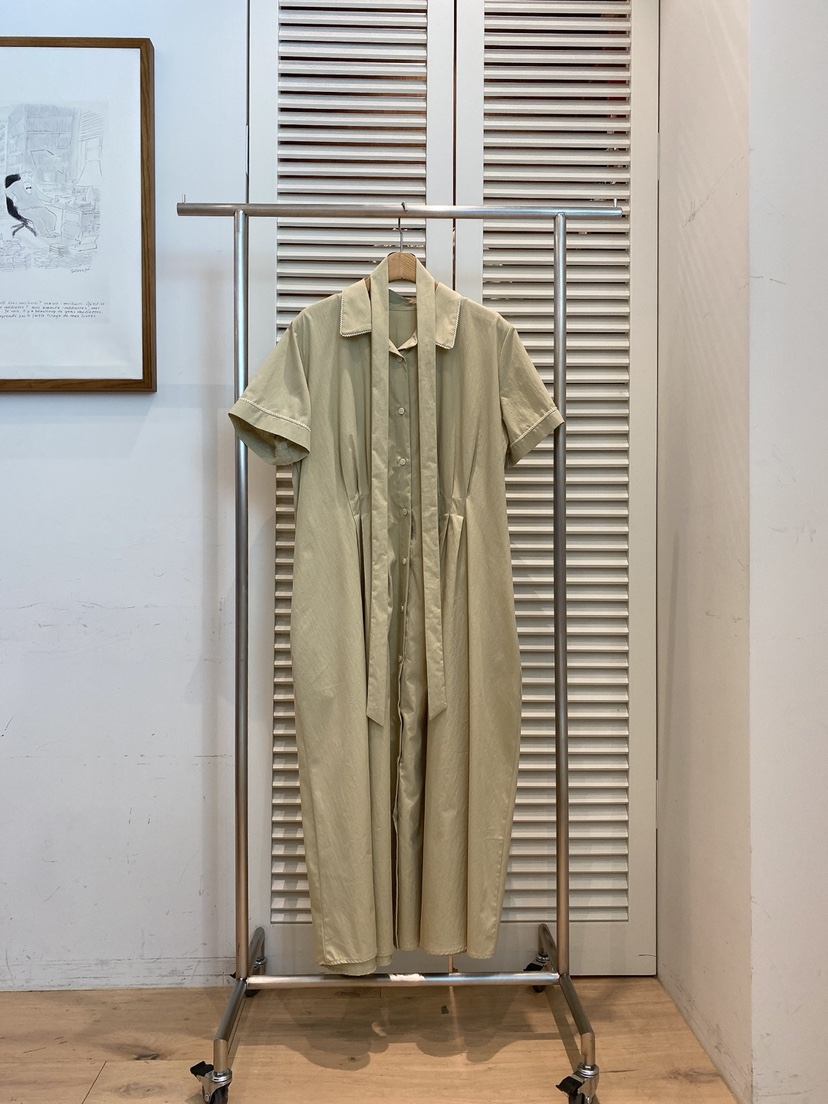 FAVE-L直郵韓國代購㊣女裝新品人氣時尚25春夏連衣裙含腰帶FAVE-L連衣裙圖色2
