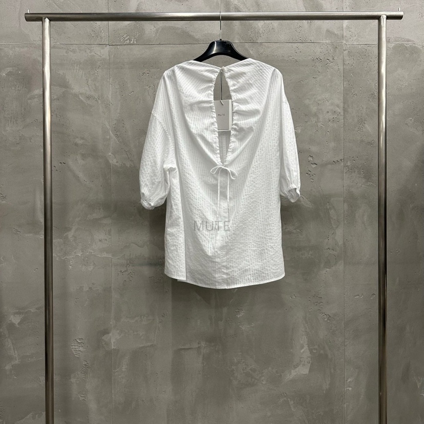 MUTE-P韓國直郵㊣女裝新款推薦熱賣25春夏人氣時尚襯衫蕾絲衫MUTE襯衫/蕾絲衫