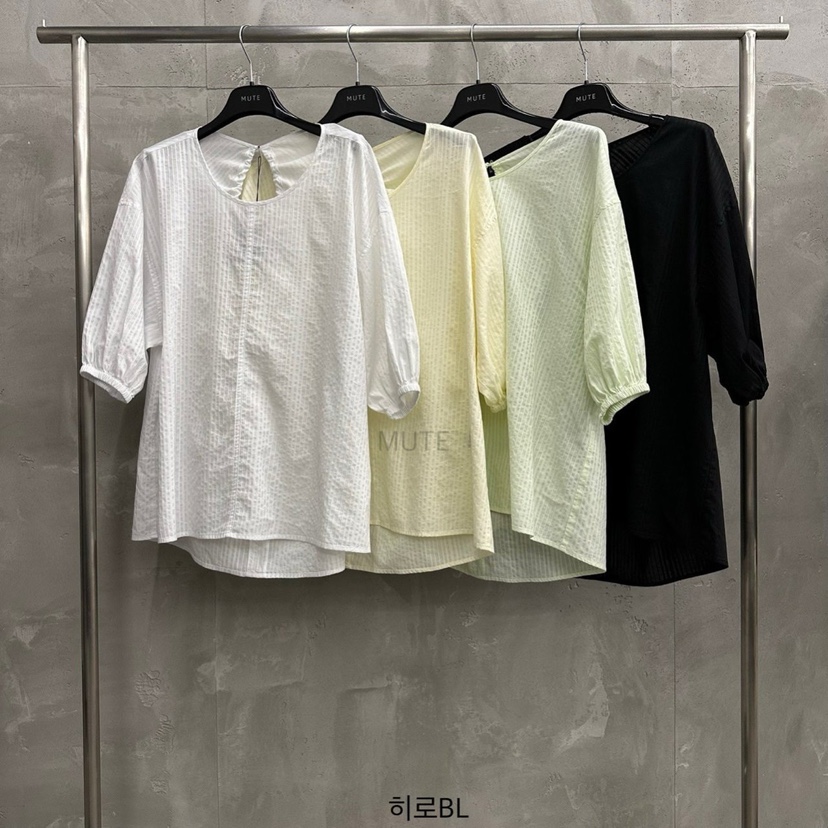 MUTE-P韓國直郵㊣女裝新款推薦熱賣25春夏人氣時尚襯衫蕾絲衫MUTE襯衫/蕾絲衫