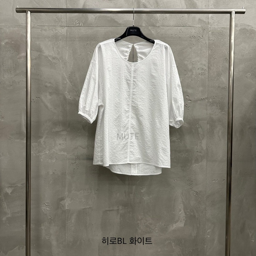 MUTE-P韓國直郵㊣女裝新款推薦熱賣25春夏人氣時尚襯衫蕾絲衫MUTE襯衫/蕾絲衫圖色1