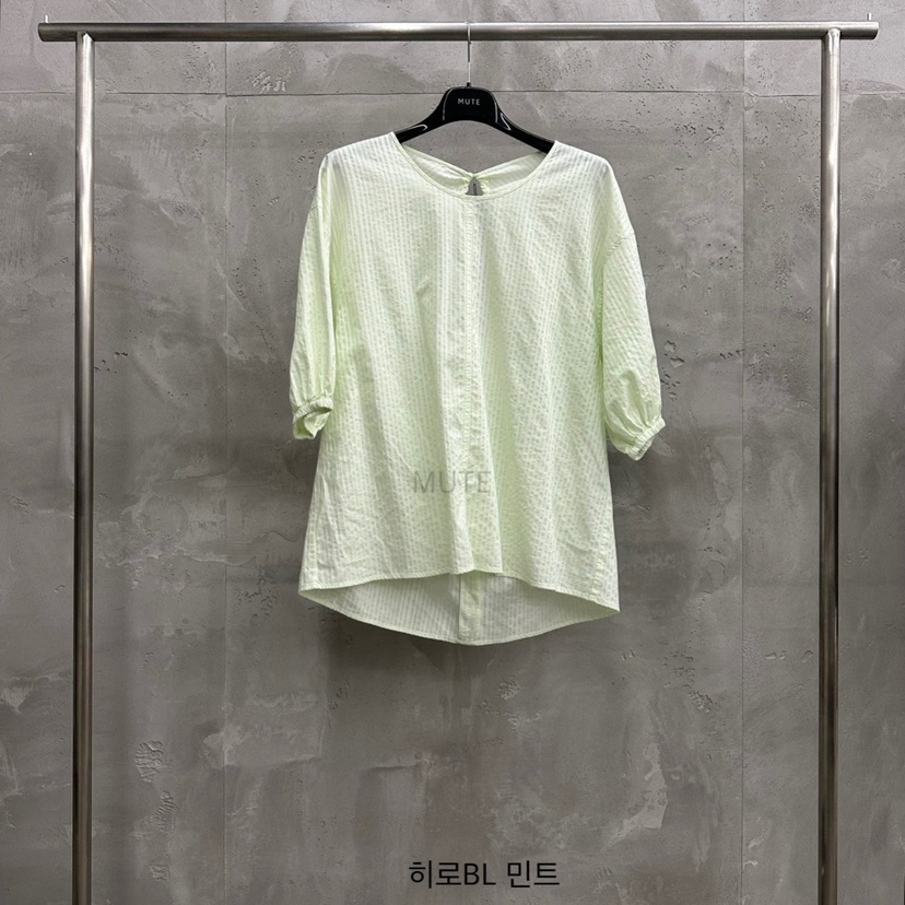 MUTE-P韓國直郵㊣女裝新款推薦熱賣25春夏人氣時尚襯衫蕾絲衫MUTE襯衫/蕾絲衫圖色3