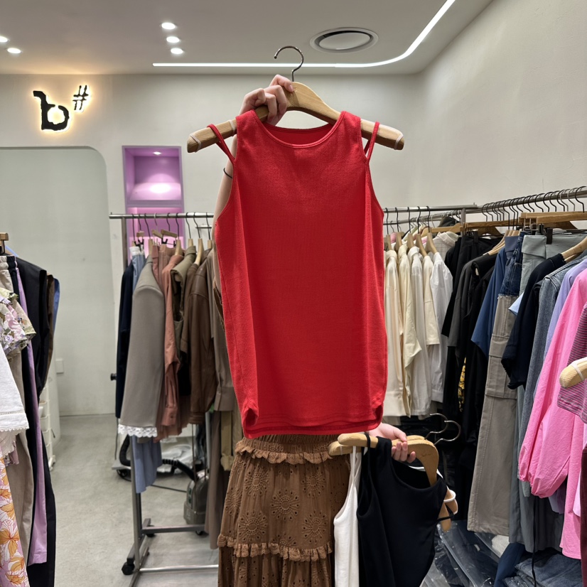 BISHOP韓國直郵㊣女裝新品25春夏休閑時尚人氣熱賣吊帶背心b#/BISHOP吊帶/背心圖色2