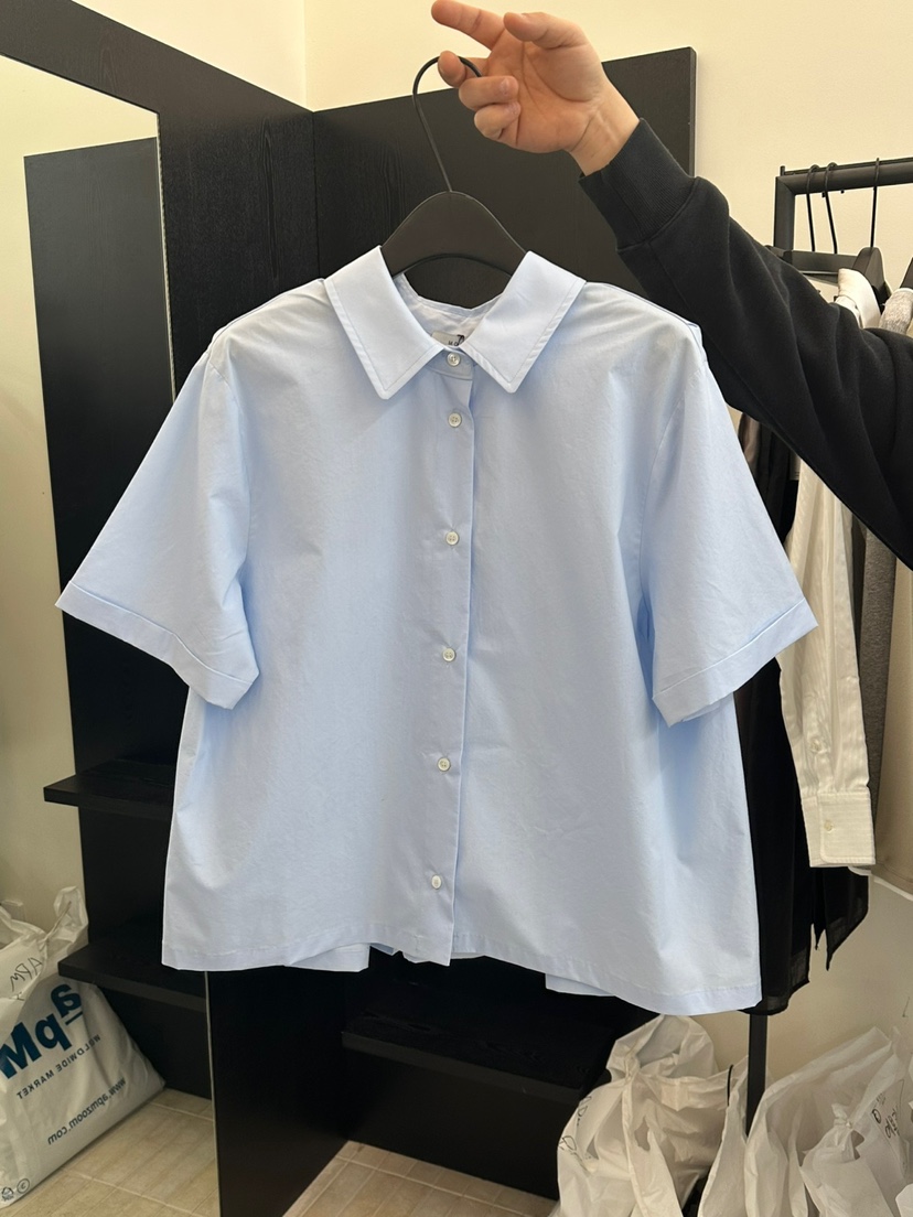 MOANI韓國㊣直郵東大門代購女裝新品時尚推薦25春夏襯衫蕾絲衫MOANI襯衫/蕾絲衫圖色2