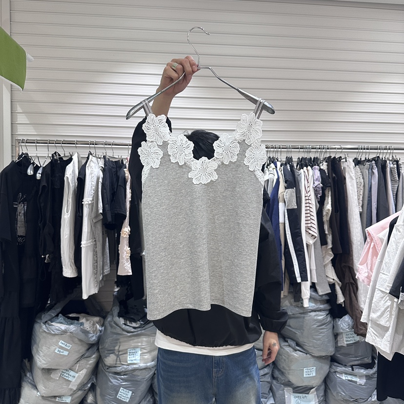 BRICKLANE韓國直郵㊣東大門實拍女裝新品25春夏時尚吊帶背心BRICKLANE吊帶/背心