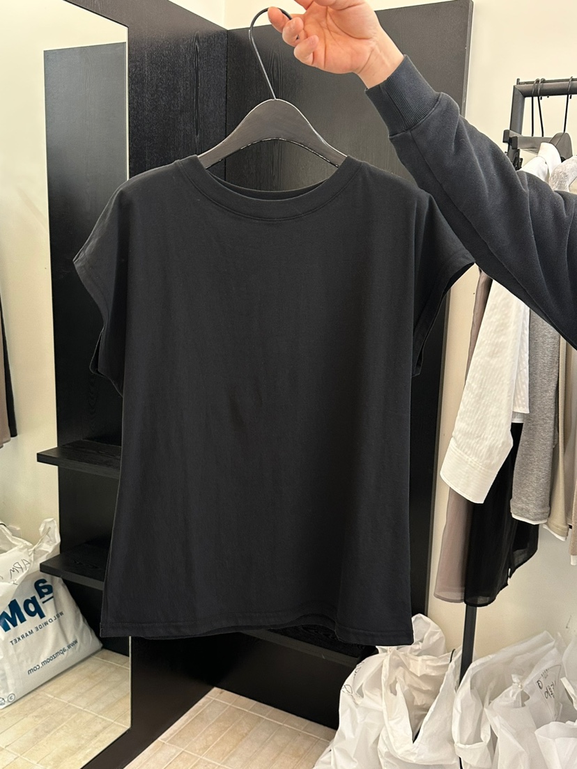 MOANI韓國㊣直郵東大門代購女裝新品25春夏時尚推薦T恤絲綢MOANIT恤圖色3