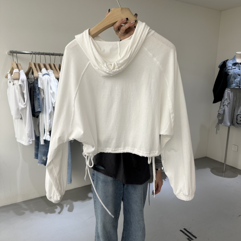 VAULT直郵韓國代購㊣女裝新款推薦25春夏熱賣時尚休閑衛衣兜帽VAULT衛衣