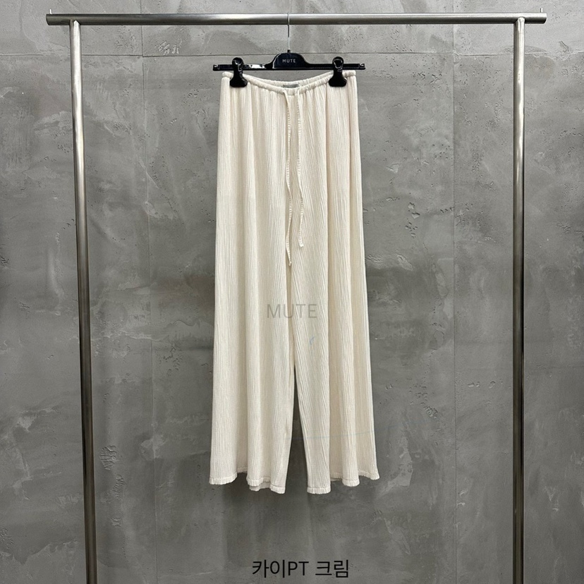 MUTE-P直郵韓國代購㊣女裝新品25春夏休閑時尚熱賣人氣休閑褲MUTE休閑褲圖色1