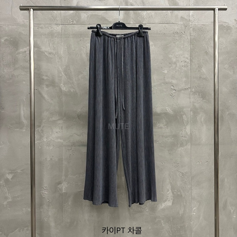 MUTE-P直郵韓國代購㊣女裝新品25春夏休閑時尚熱賣人氣休閑褲MUTE休閑褲圖色3