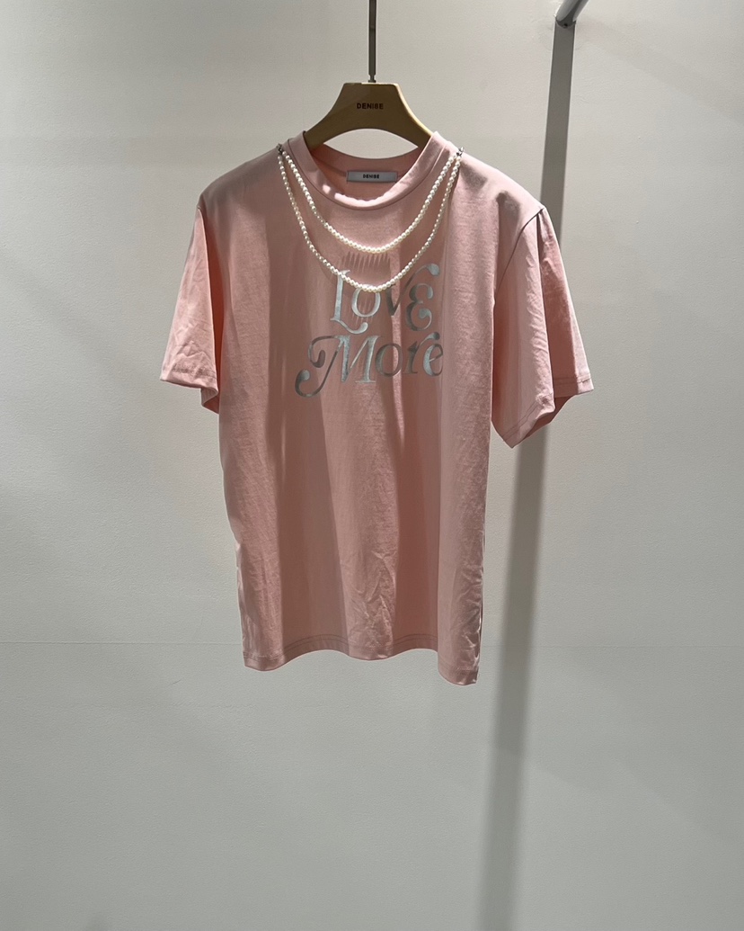 DENISE韓國直郵㊣東大門實拍女裝新款人氣休閑熱賣時尚推薦T恤DENISET恤圖色2