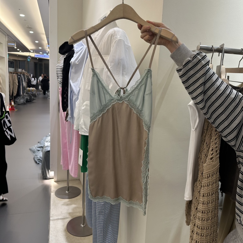 TOMGIRL直郵韓國代購㊣女裝新款時尚熱賣推薦休閑人氣吊帶背心TOMGIRL吊帶/背心