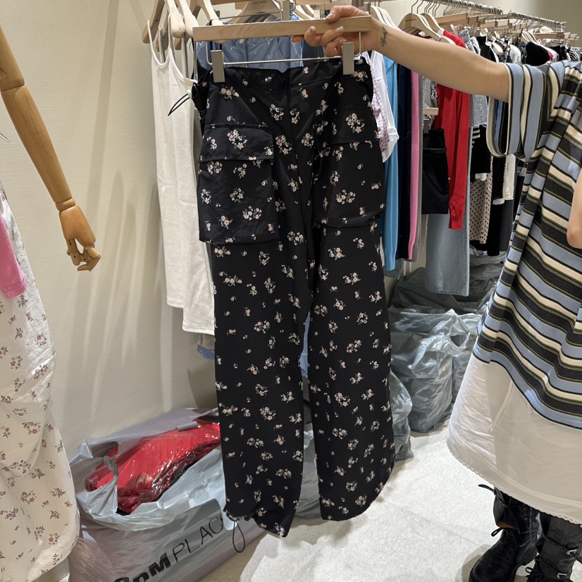 MOREMORE韓國㊣直郵東大門代購女裝新品時尚人氣休閑褲工裝褲more more休閑褲