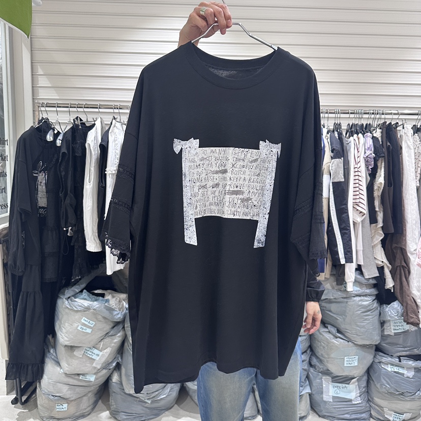 BRICKLANE直郵韓國代購㊣女裝新品時尚25春夏熱賣推薦人氣T恤BRICKLANET恤圖色2