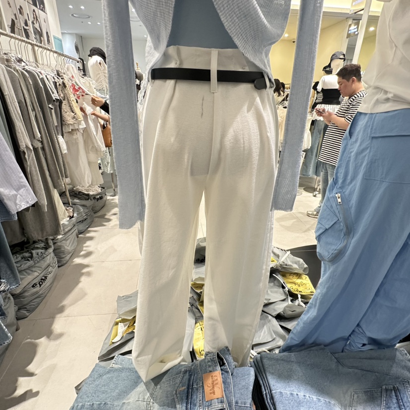 WATERMELON韓國直郵㊣東大門實拍女裝新品時尚休閑褲不含腰帶WATERMELON休閑褲