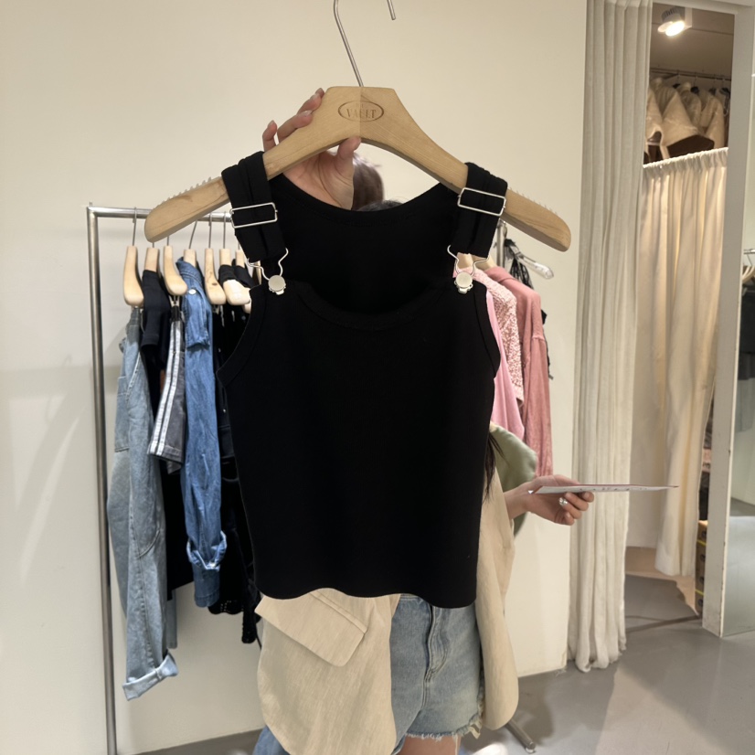 VAULT直郵韓國代購㊣女裝新款休閑推薦時尚人氣熱賣吊帶背心VAULT吊帶/背心圖色2