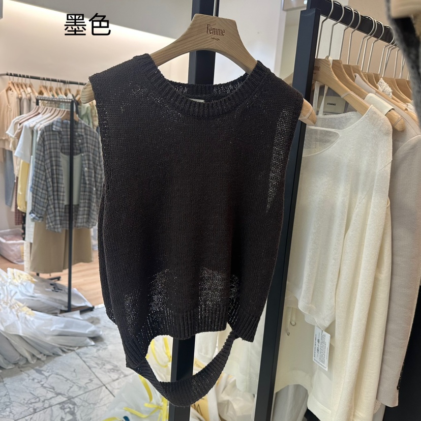 LA MAGIE FEMME韓國㊣直郵東大門代購女裝新款休閑吊帶背心Lamagie Femme吊帶/背心圖色2