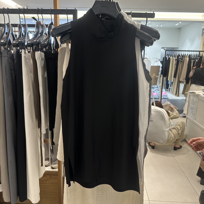 BLOSSOM韓國㊣直郵東大門代購女裝新品休閑時尚吊帶背心高領BLOSSOM吊帶/背心圖色2